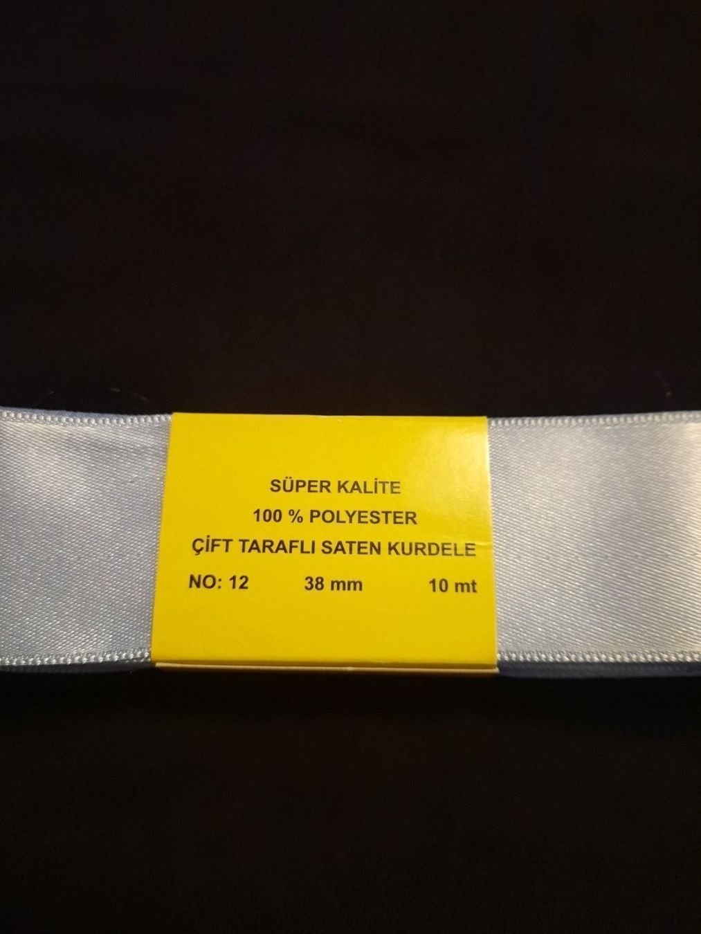 Dekobänder: Satinband  10 meter hellblau – Neu und originalverpackt aus Dietikon von Eleda 1