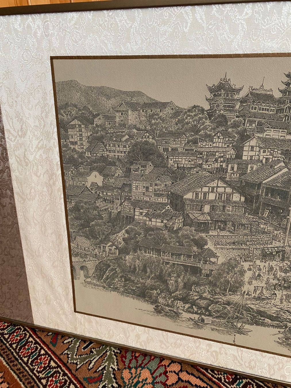 Foto & Immagini: Wandbild auf Stoff (China) – Usato da Münchwilen TG venduto da Mercurius63 2