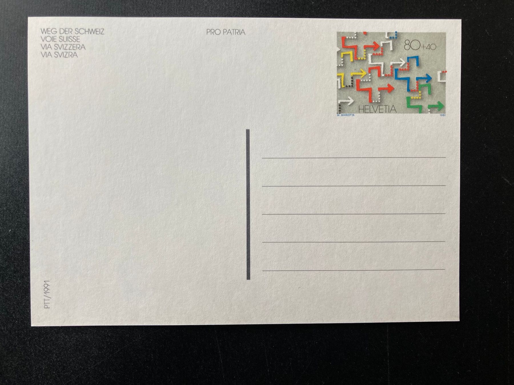 Alle Briefmarken: FDC Postkarte "Weg der Schweiz" 1991 postfrisch – Neu (gemäss Beschreibung) aus Niederurnen von Alpineyeti