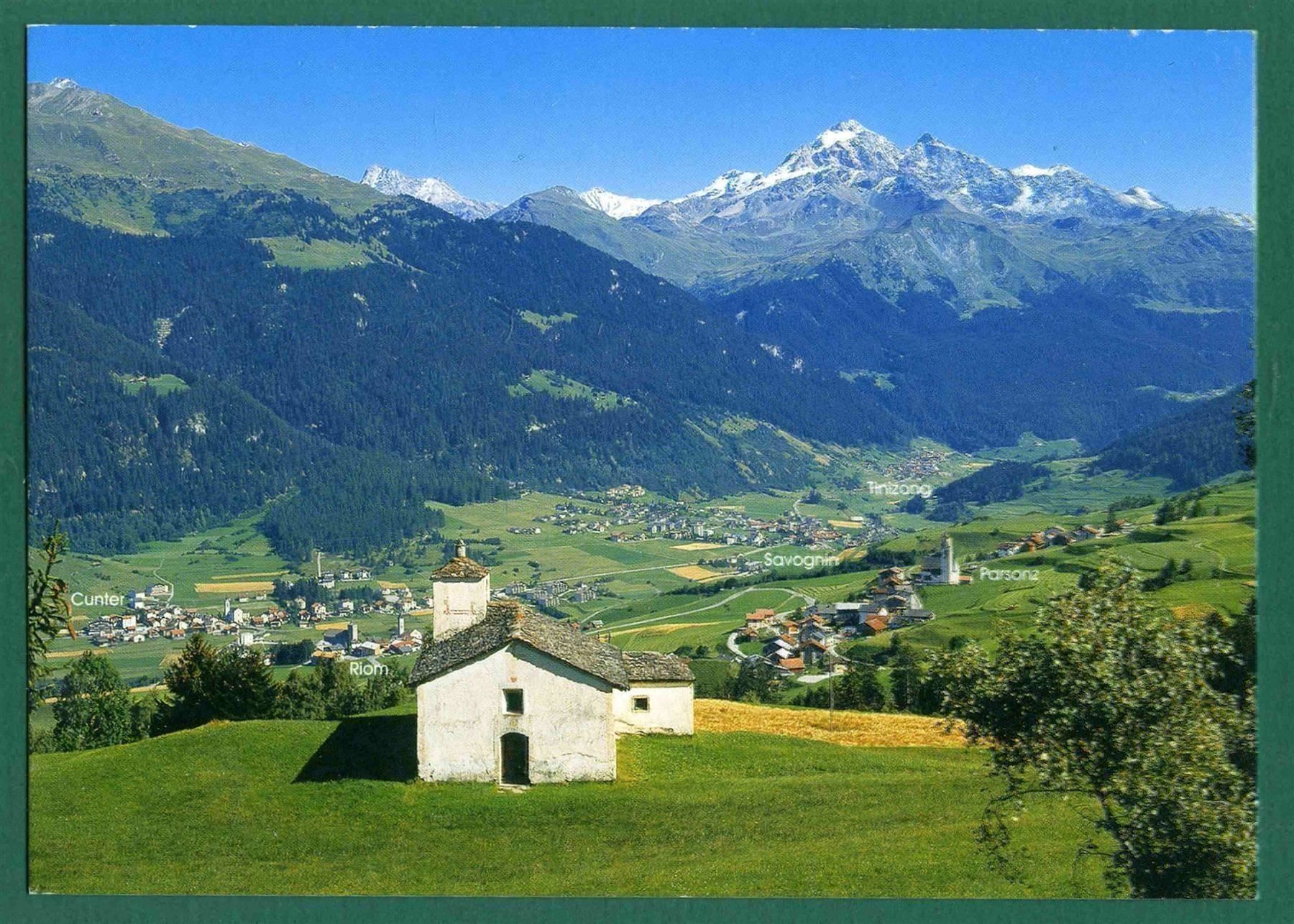 Cartoline postali: Surses mit Piz d'Err, ungelaufen, Grossformat – Usato da Sargans venduto da Hausi1951