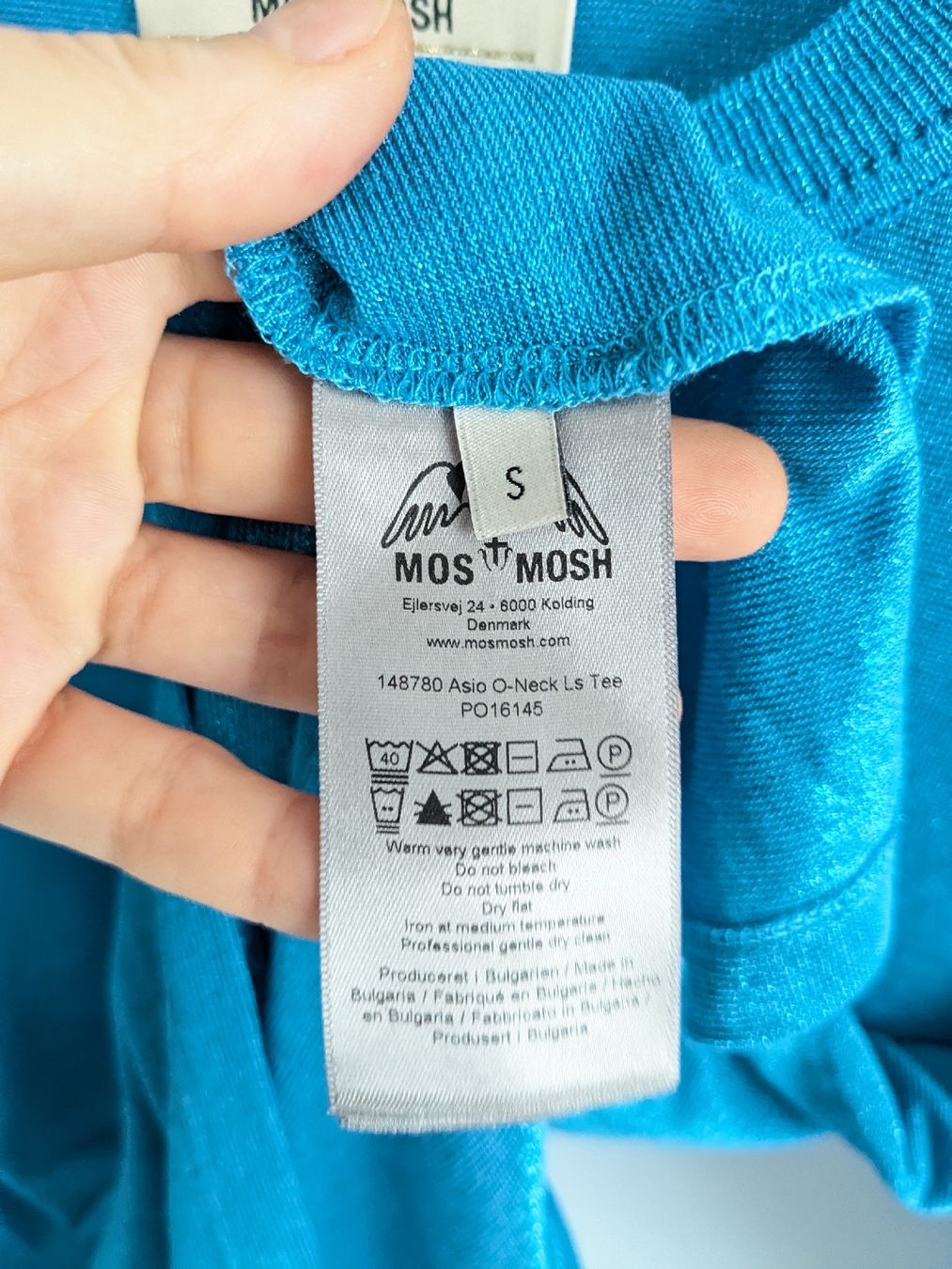 Maglioni & Felpe: MOS MOSH Pullover , Gr. S, Türkis Glitzer, Top – Usato da Rorschach venduto da olg_5qq2 3