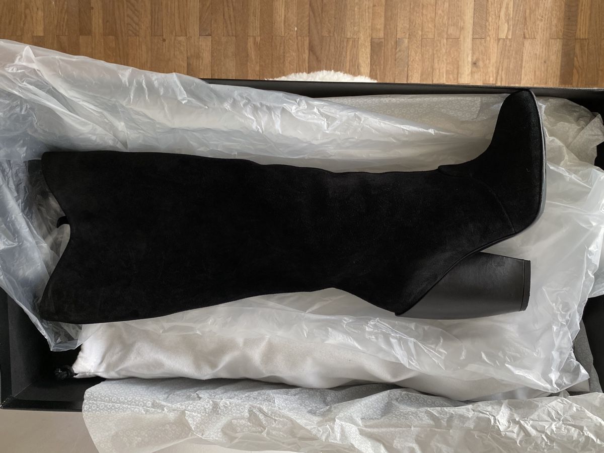 Scarpe da donna: Pollini Black Suede Knee High Boots, Size 36 – Usato da Münchringen venduto da loo_b7bd 1