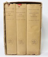 3x Buch Bände Ernst Gagliardi Geschichte der Schweiz