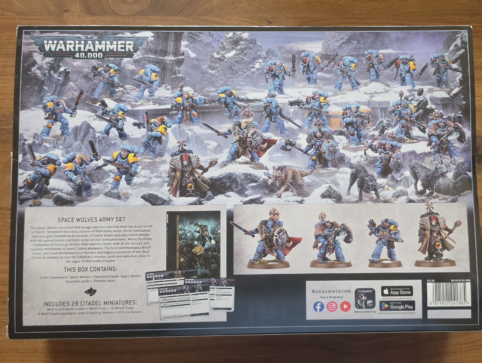 Kit di modellismo & Modellini statici: Warhammer 40.000 Space Wolves Army Set – Nuovo e nell'imballaggio originale da Grandson venduto da christophe078 1