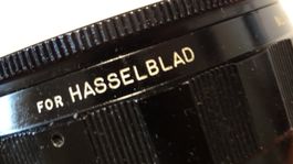 HASSELBLAD KOMURA MFG TELEMORE LENS-66X2-BEDE DECKEL-LÄÜFT