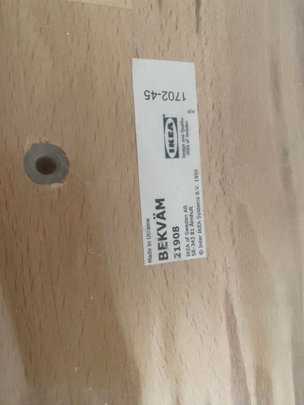 Ikea Tabourets: IKEA BEKVÄM Tritthocker, NEU & Originalverpackt – Neuf avec emballage d'origine à Allenwinden par Obalu 1