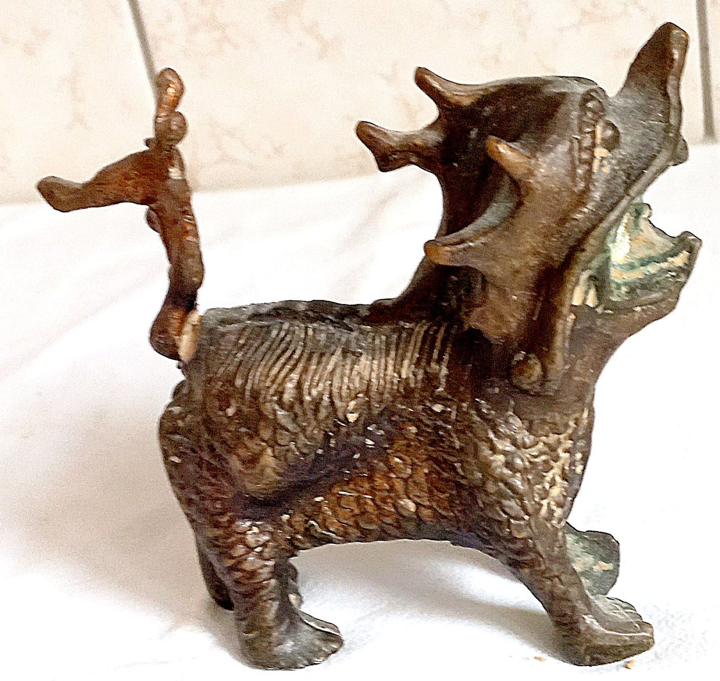 Sculture & Statue: Tempelwächter Messing China – Usato da Baar venduto da 2cvbaar 2