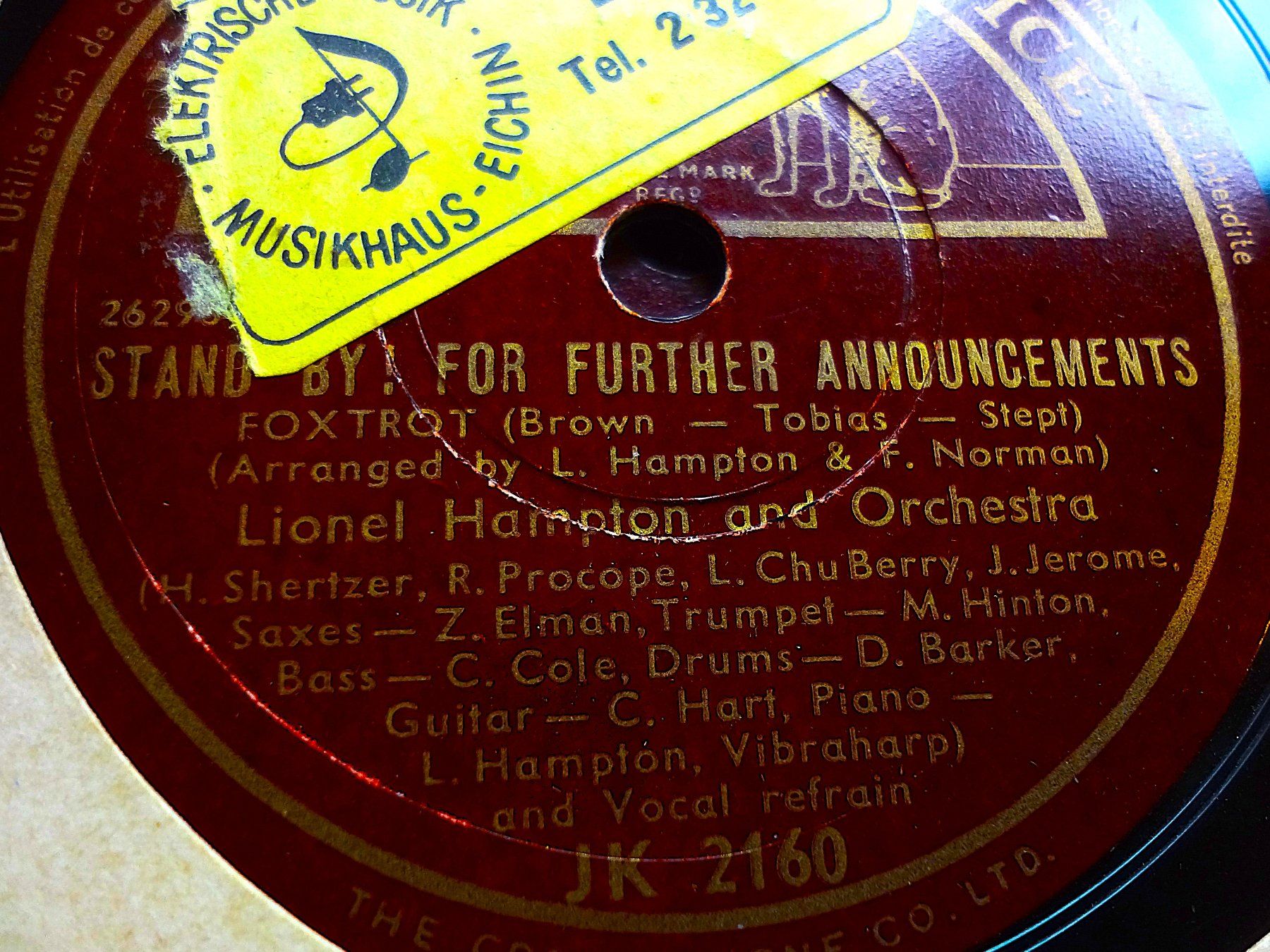 Dischi in vinile: Lionel Hampton, Album mit 12 Jazz Schellackplatten – Usato da Hemishofen venduto da Phonomandy 6