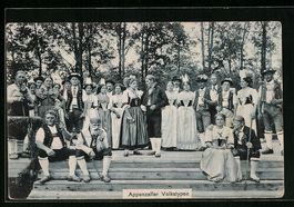 AK Appenzeller Volkstypen in Trachten