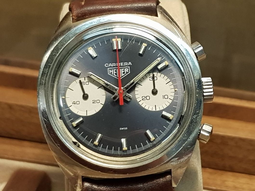 Tag Heuer Orologi: Heuer Carrera Vintage Chronograph ca. 1970 – Usato da Schöftland venduto da Topdeal4 1