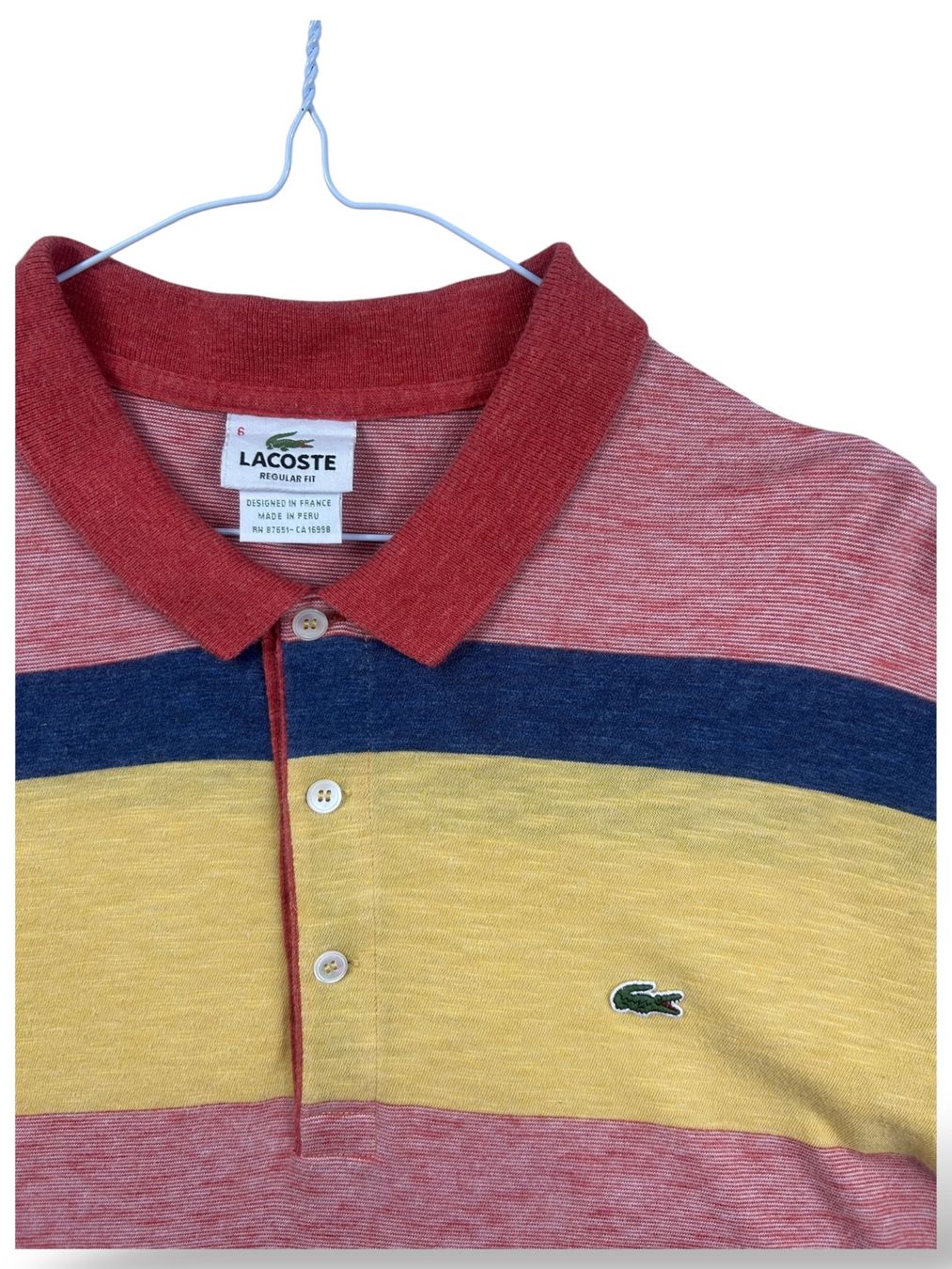 Lacoste Magliette Polo: Polo Lacoste Multicolore - Taille XL – Nuovo (secondo la descrizione) da Hauterive NE venduto da Leo_o 1