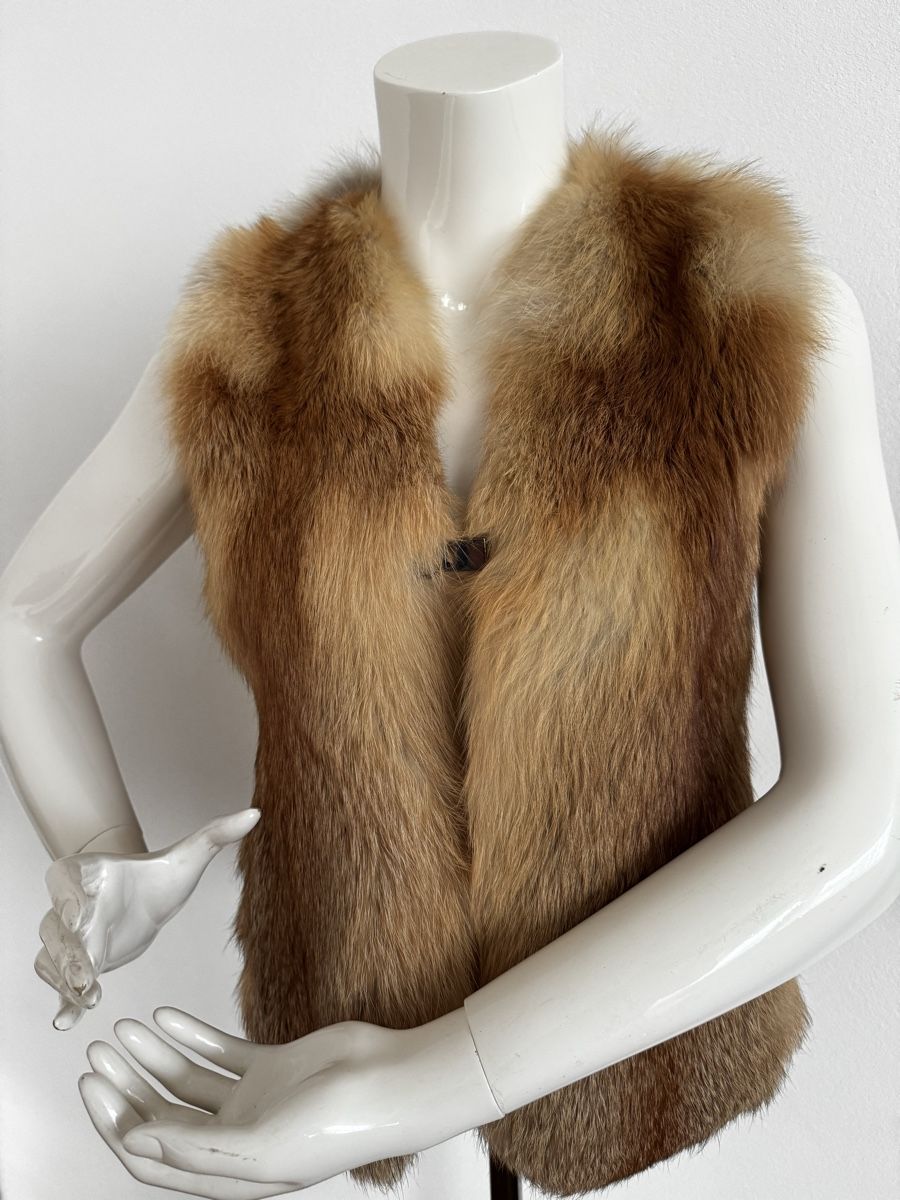 Gilet & Giacche senza maniche: Echter Rotfuchs Pelz Weste Gr. XS/S – Usato da Killwangen venduto da was.sharp 1