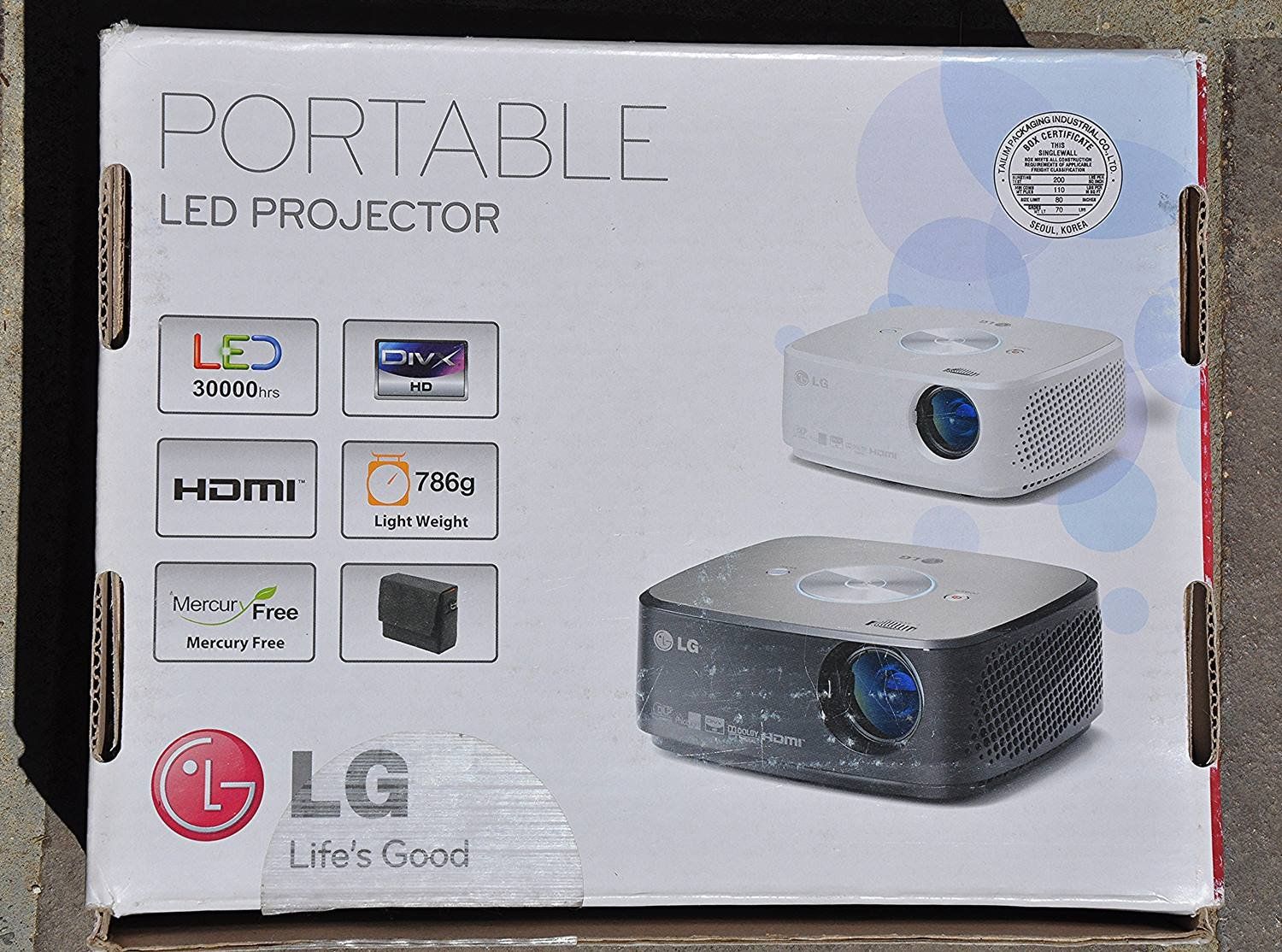 LG Vidéoprojecteurs: LG Portable LED Projector gebraucht – D'occasion à Kandersteg par schiffskatze27