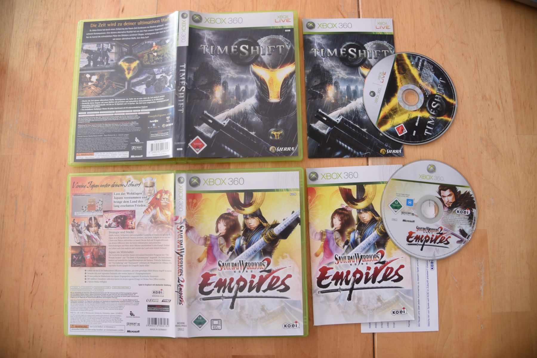 Giochi: Samurai Warriors 2 + Timeshift (CIB) – Usato da Frenkendorf venduto da gelbeZinnie