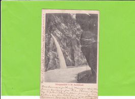 Der Schrejenbachfall in der Aareschlucht--1902 versendet