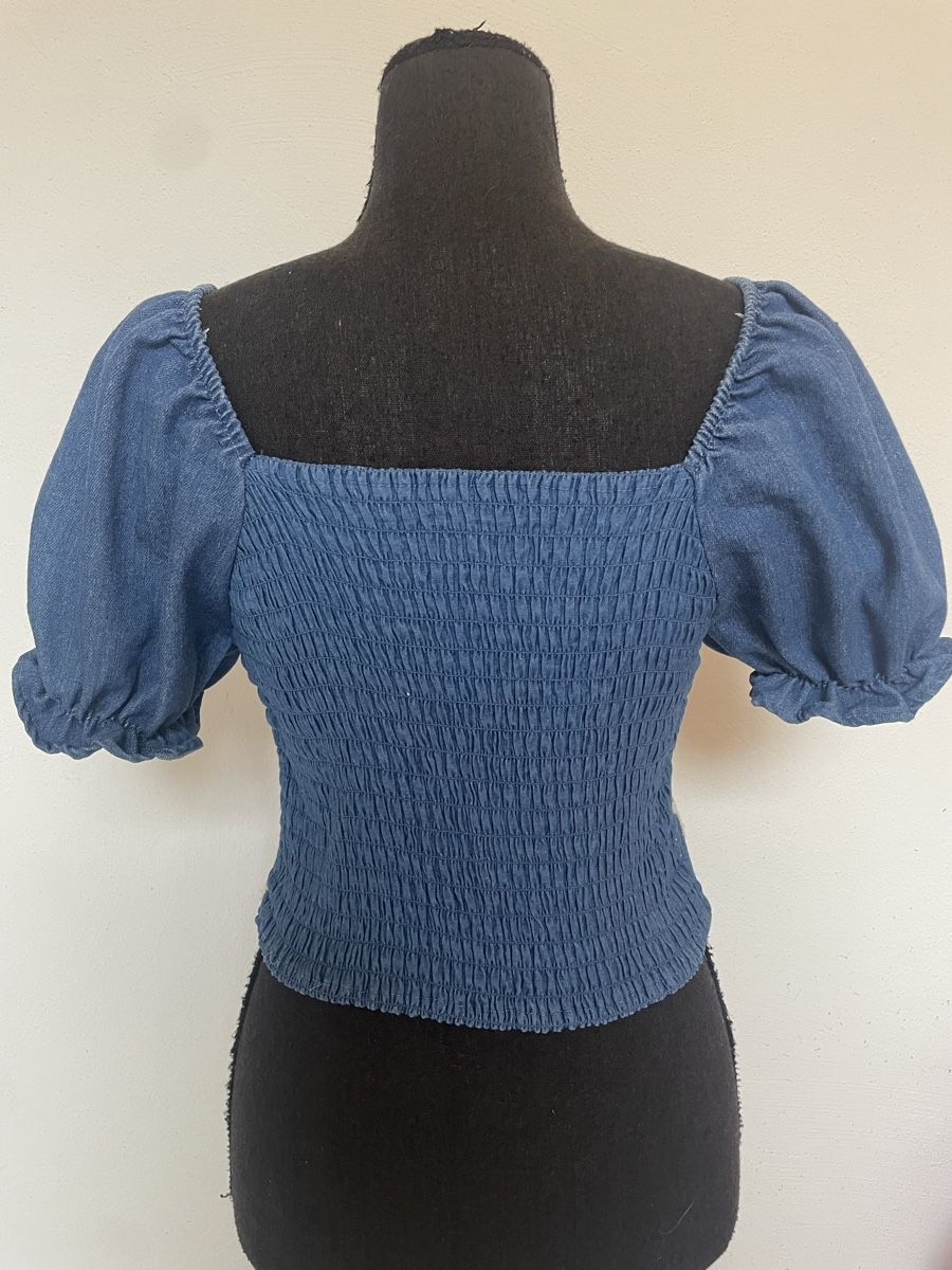 Blusen: Boho Denimbluse – Neu (gemäss Beschreibung) aus Sigriswil von ck56 1