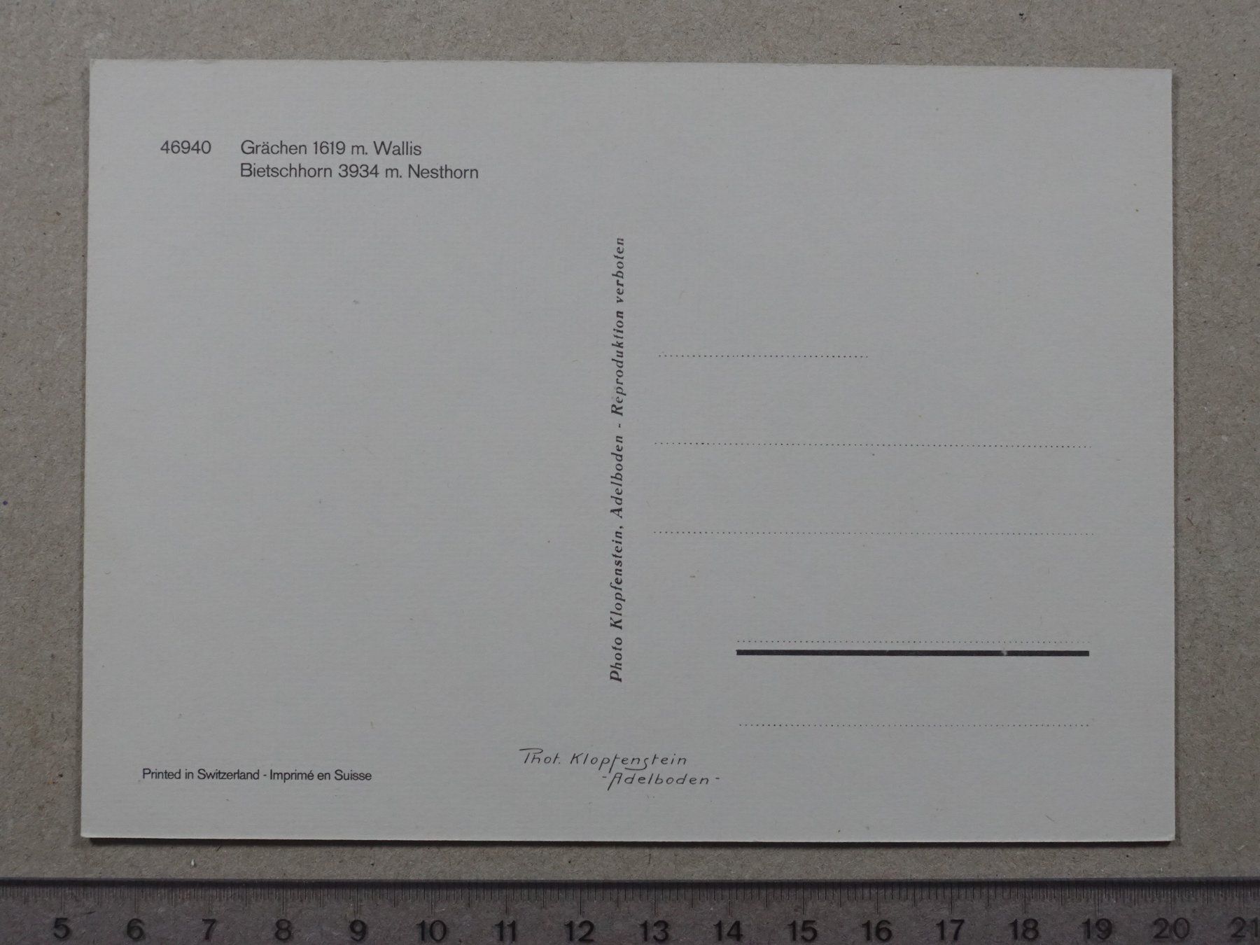 Cartes postales: Grächen – D'occasion à Lenzburg par fh1 1
