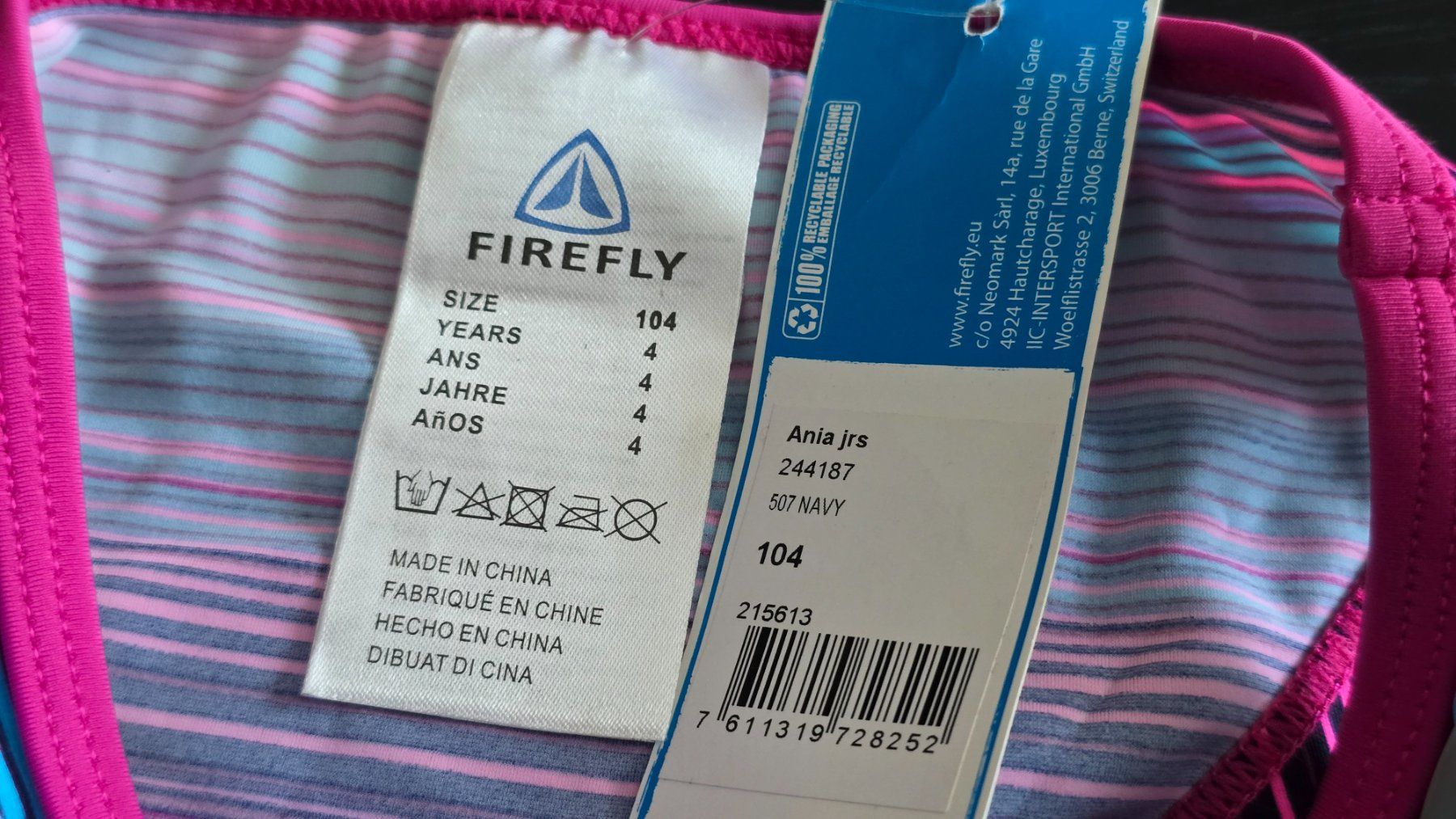 Maillots de bain: 👧🏻 Firefly Bikini-Hose - 104 - Gestreift 👙 – Neuf (Voir description) à Thalwil par VitaMini 2