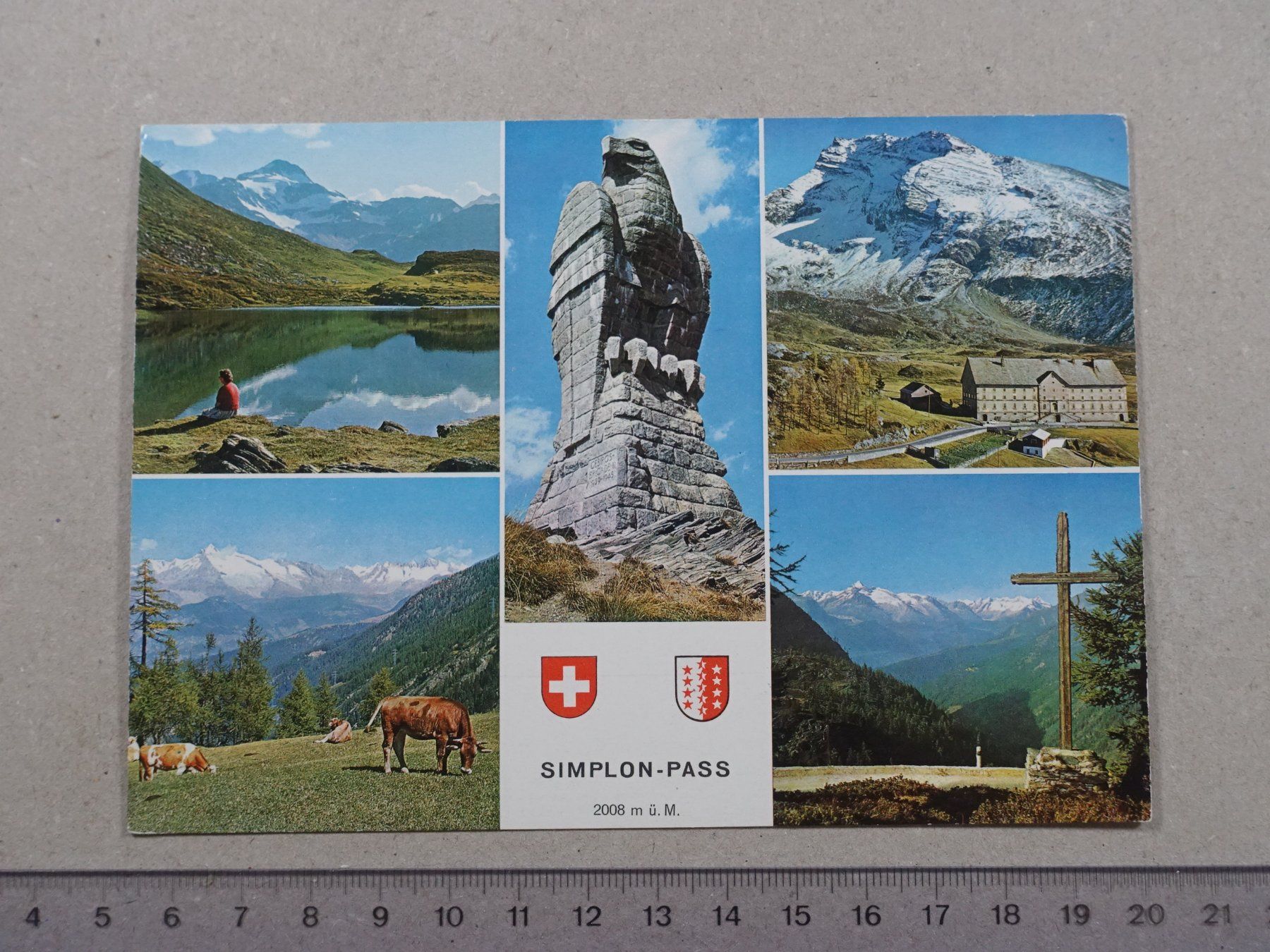 Ansichtskarten: Simplon, Simplonpass, 1970 – Gebraucht aus Lenzburg von fh1