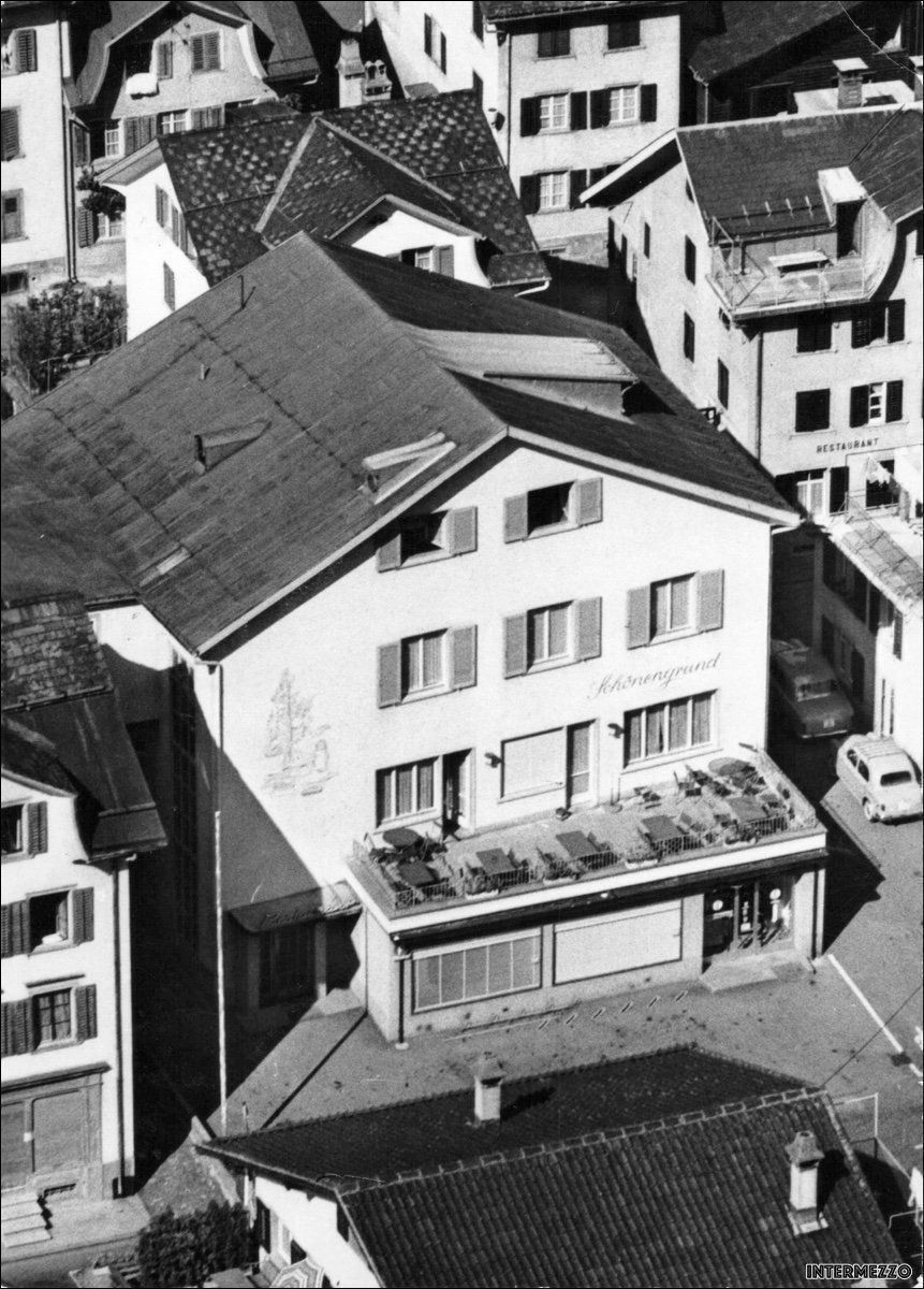 Cartoline postali: Schwanden GL // Rest. Schönengrund 1966 – Usato da Basel venduto da intermezzo12