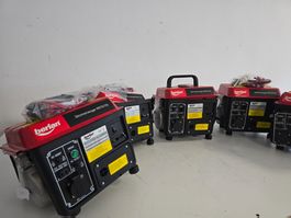 5x 2 PS Benzin Stromerzeuger Generator 750W Notstromaggregat