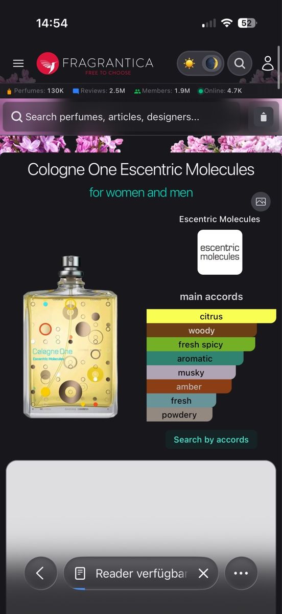 Profumi & Eau de Toilette: Escentric Molecules Cologne , neu 2026  ,2ml, Sommerduft – Usato da Sursee venduto da nri_sbv9 1
