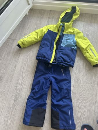 Ski Suit Boys Size 110 Trevolution Blue Yellow