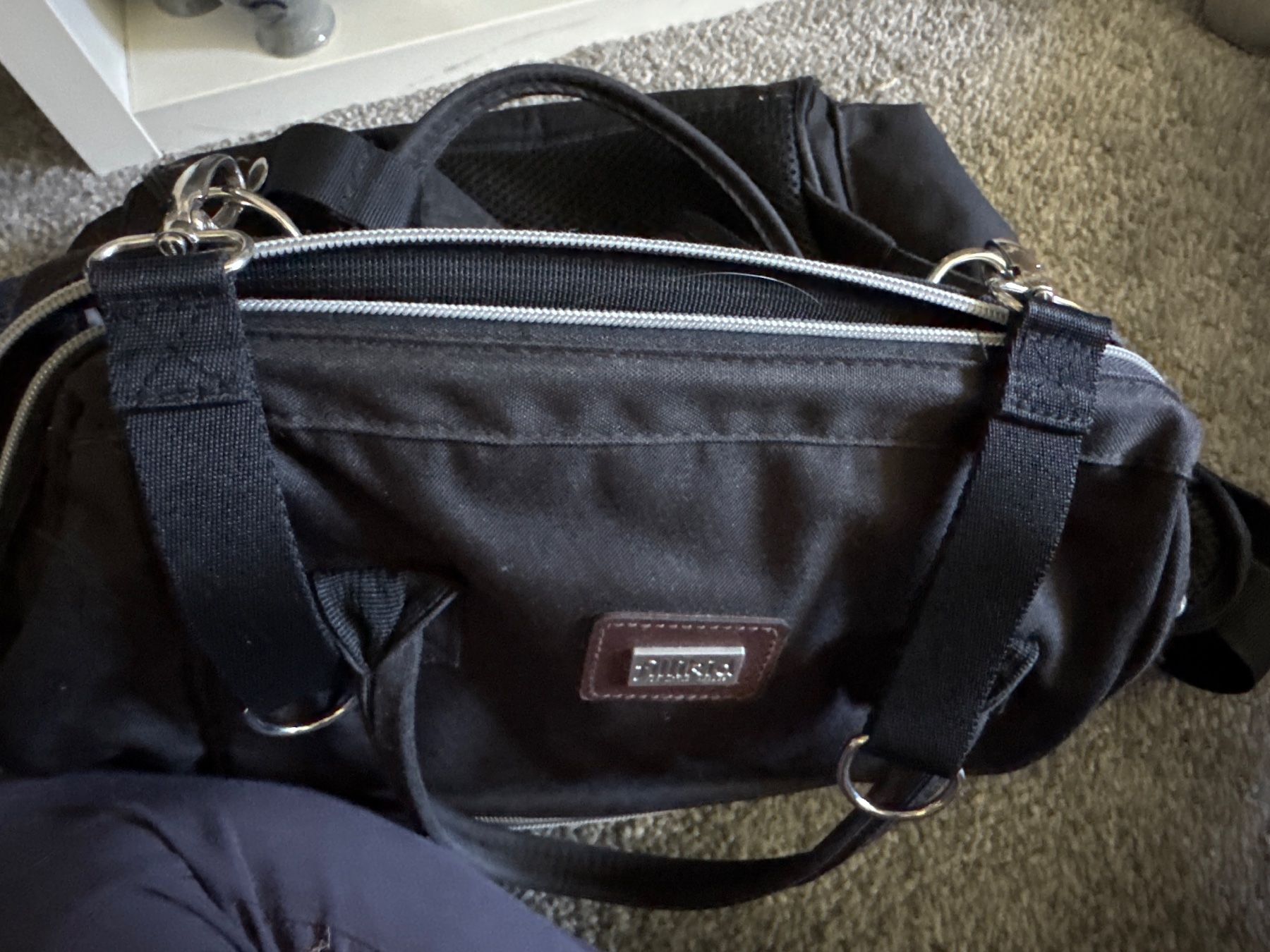 Fillikid Zaini: Fillikid Wickelrucksack / Windelrucksack, schwarz! – Usato da Vilters venduto da tha-tha 7