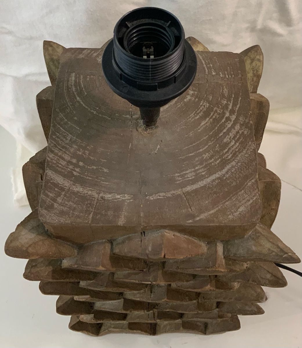 Lampen: Pied de lampe en bois brun – Gebraucht aus rolle von Tontonjulot 2
