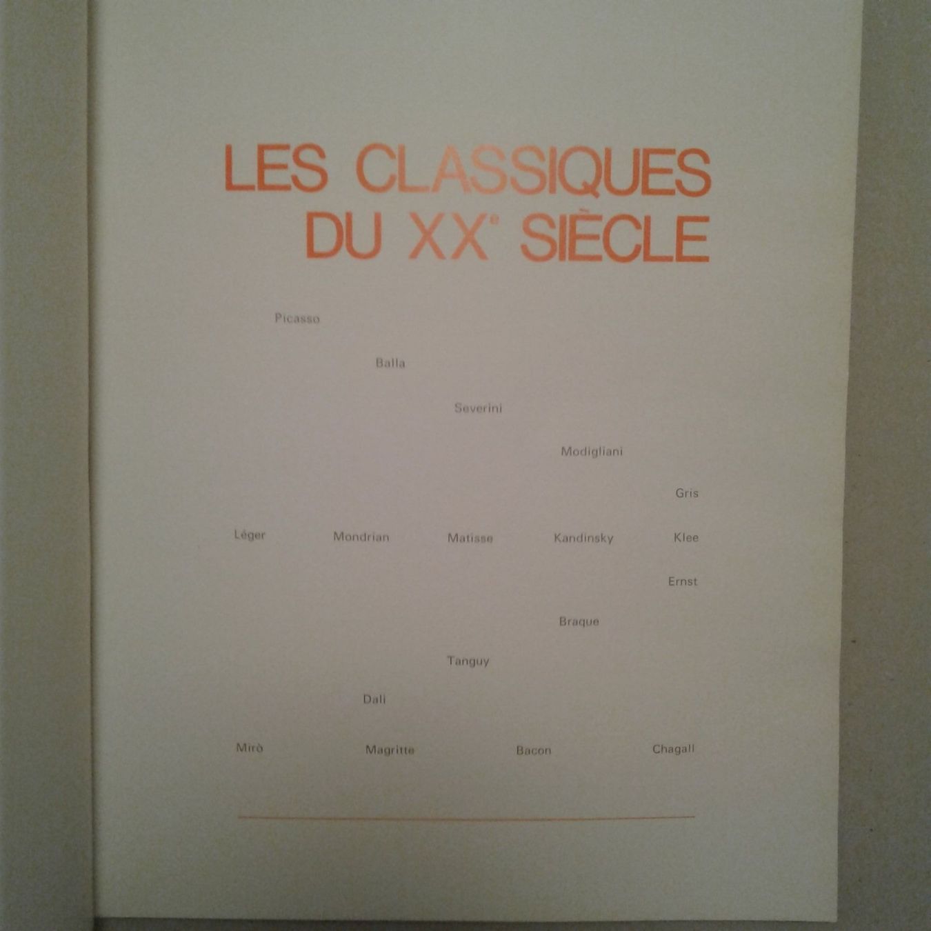 Libri: Les classiques du XXème siècle, catalog – Usato da Lausanne venduto da LasloH 1
