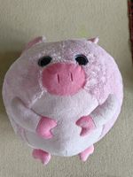 Plush Toy Ty Pig Round Pink Stuffed Animal As new Condition