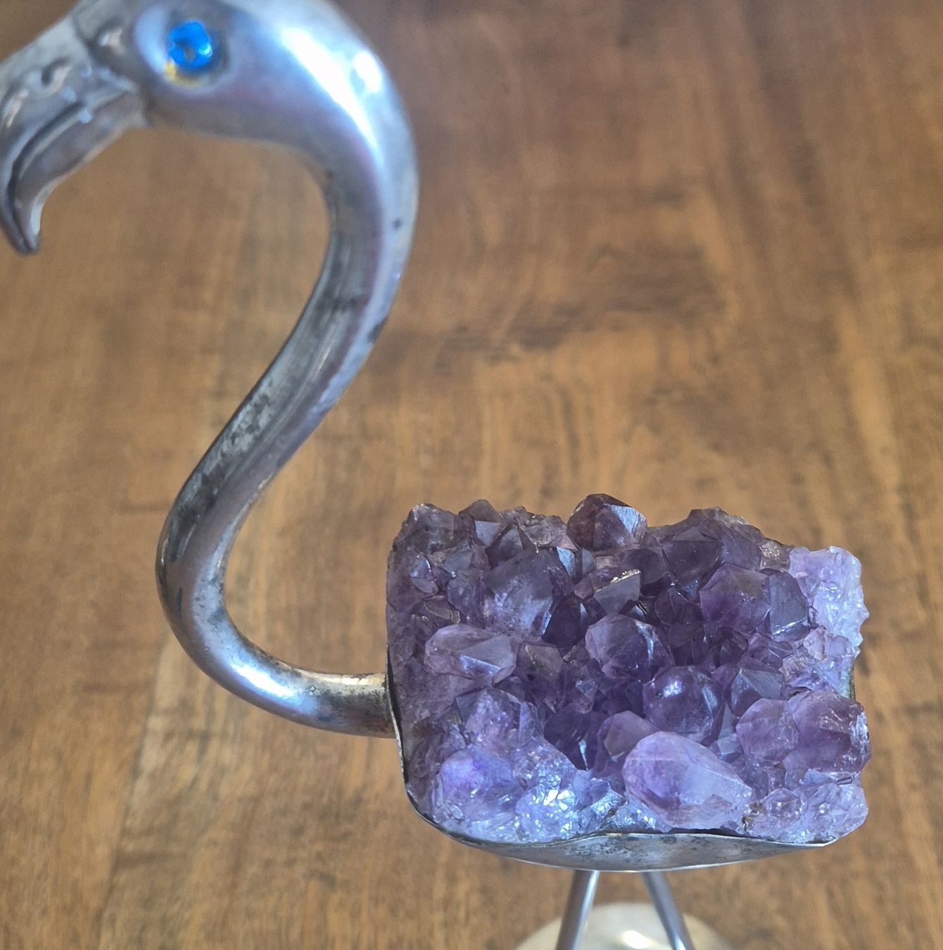 Statuette: Flamingo Amethyst – Usato da Rieden AG venduto da Hema55 1