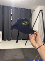 Kappe Herren dunkelblau Grösse Uni mit Aufdruck: „Genius“