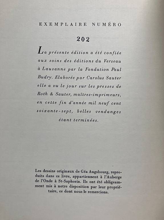Foto & Immagini: Paul Budry H. Perrochon G.Augsbourg – Usato da Chernex venduto da Nouveaunom 1