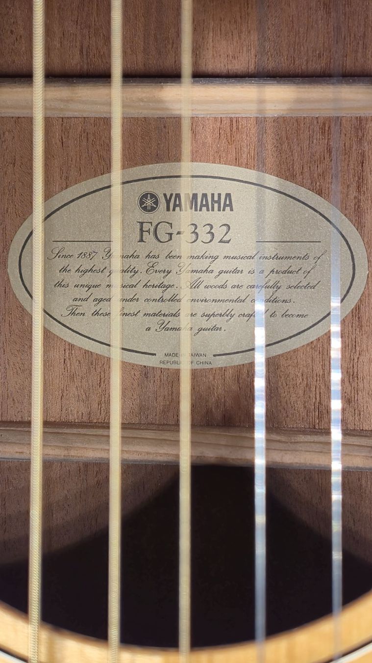 Yamaha Musikinstrumente: Western Gitarre Yamaha FG-332 – Gebraucht aus Winterthur von NorrSydGuitars 8