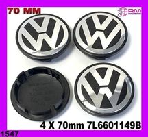 Volkswagen VW 4 X 70MM Radmittelkappe 7L6601149B