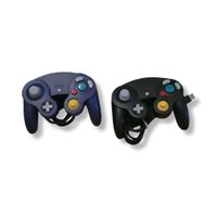 2 Manettes GameCube Violettes et Noires USB