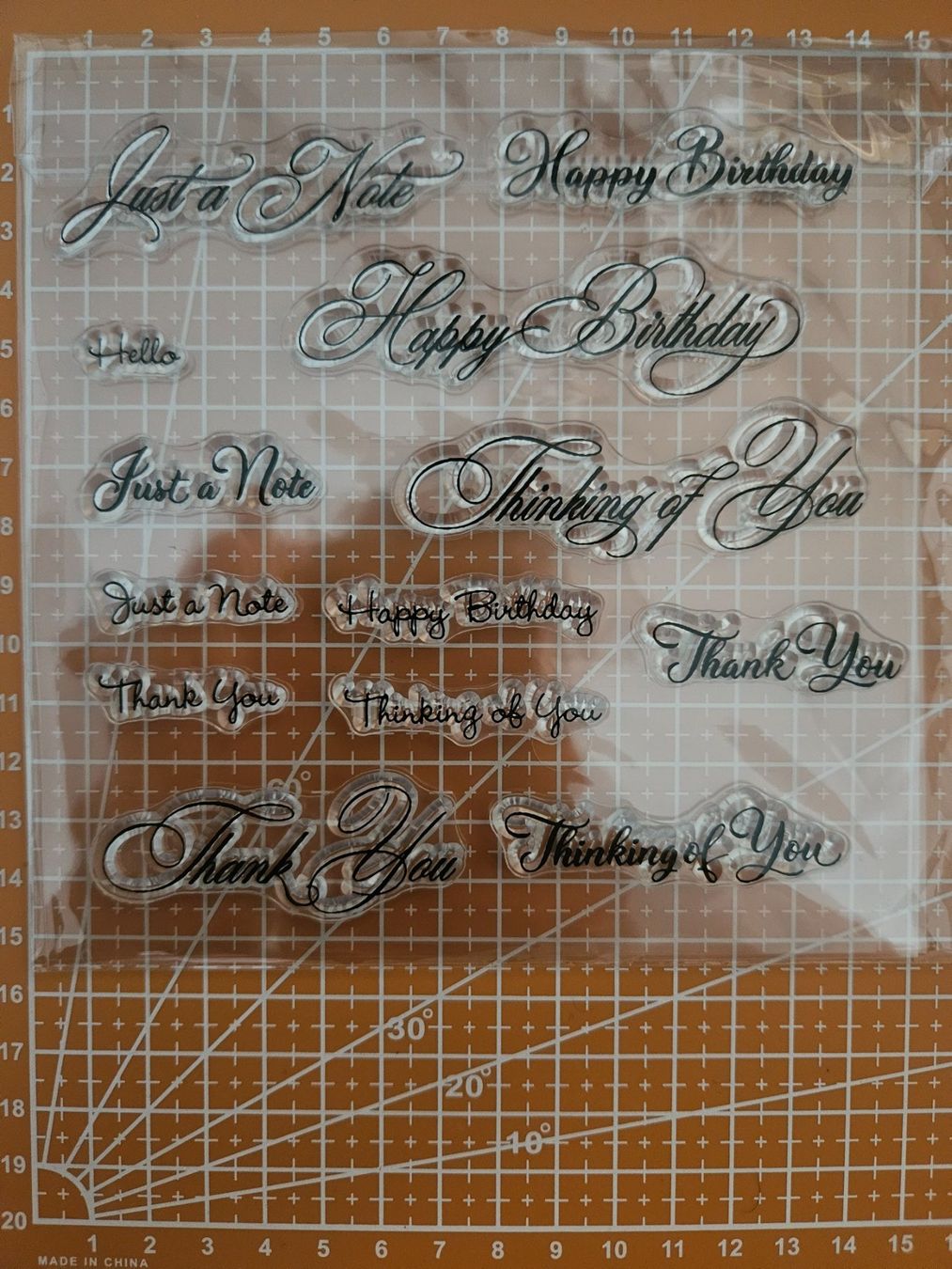 Timbri: Silikonstempel Nr.502, Geburtstag, Texte – Nuovo e nell'imballaggio originale da Gretzenbach venduto da Fliegepilz56 1