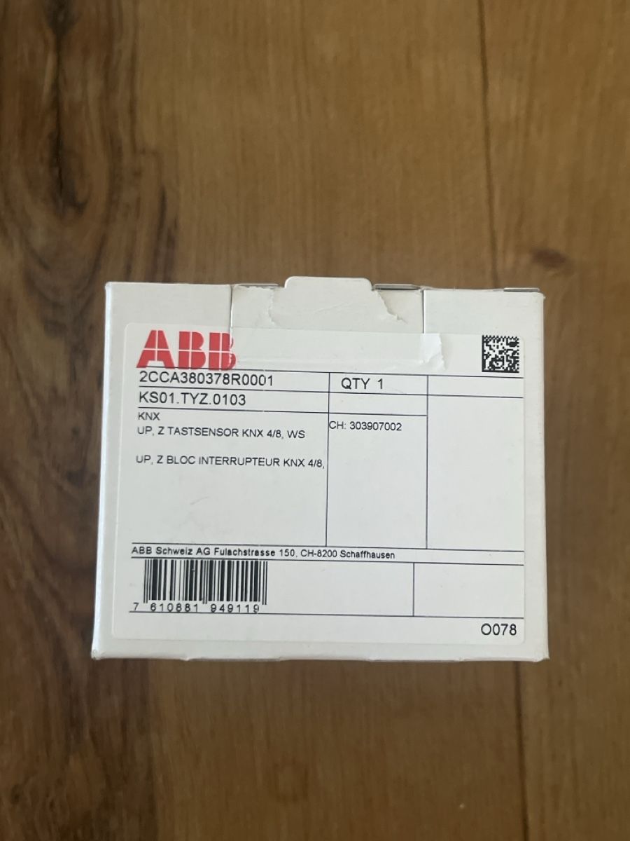 ABB Schalter: ABB SIDUS KNX Tastsensor 4/8 KS01.TYZ.0103 – Neu (gemäss Beschreibung) aus Zürich von ila_nbb6 1
