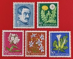 PRO JUVENTUTE SATZ 183 - 187 1960** POSTFRISCH