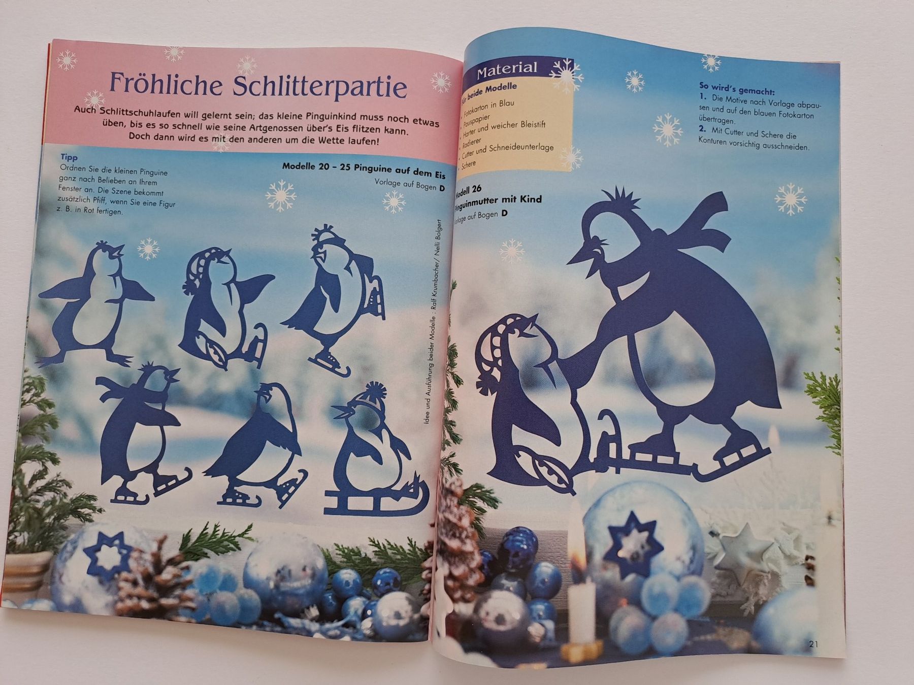 Zeitschriften & Magazine: creative-Idee Sonderheft Fensterbilder Scherenschnitte – Neu (gemäss Beschreibung) aus Glashütten von Schwebefisch 5