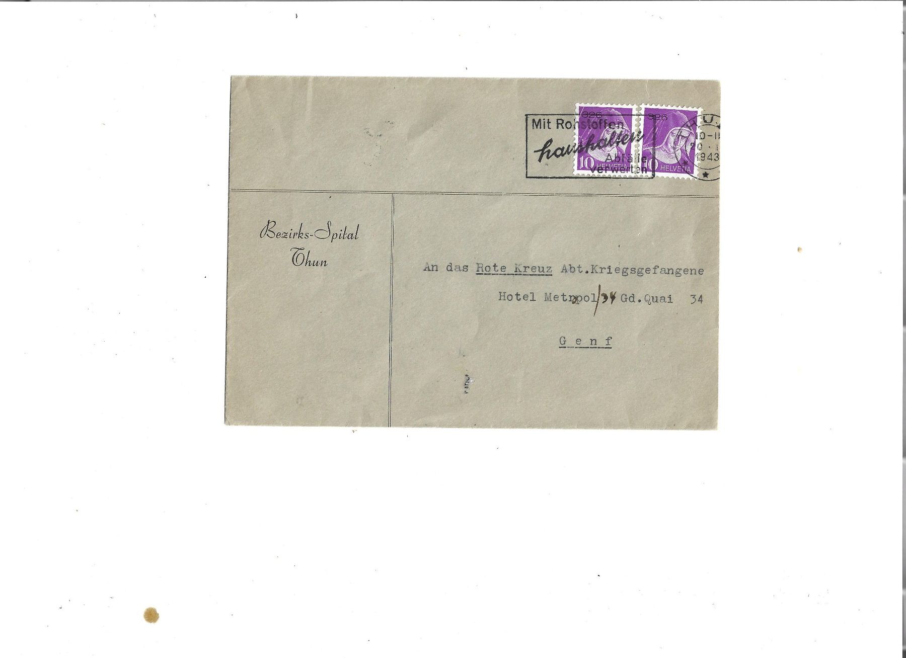Alle Briefmarken: lettre philatélique, Briefmarkenbrief – Gebraucht aus Delemont von toutdubon11 1