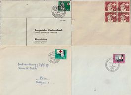 1957-1963 Pro Patria auf Brief