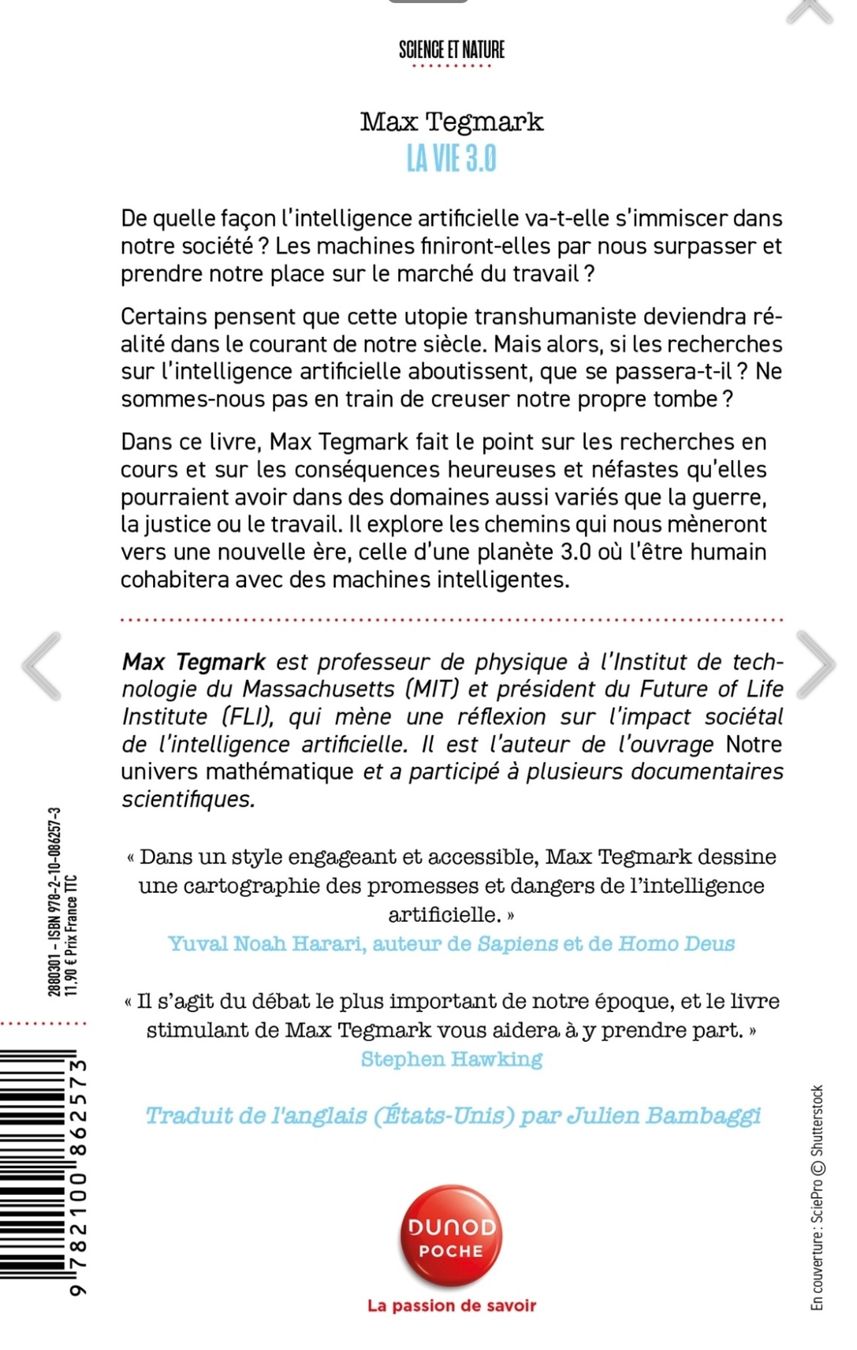 Libri: LA VIE 3.0 Max Tegmark – Usato da L'Orient venduto da var_ly9m 1