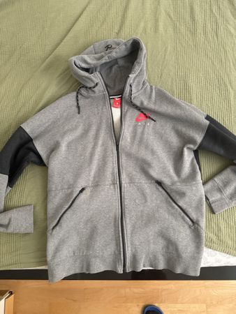 Felpa con cappuccio Nike Air grigia da uomo - Taglia L58