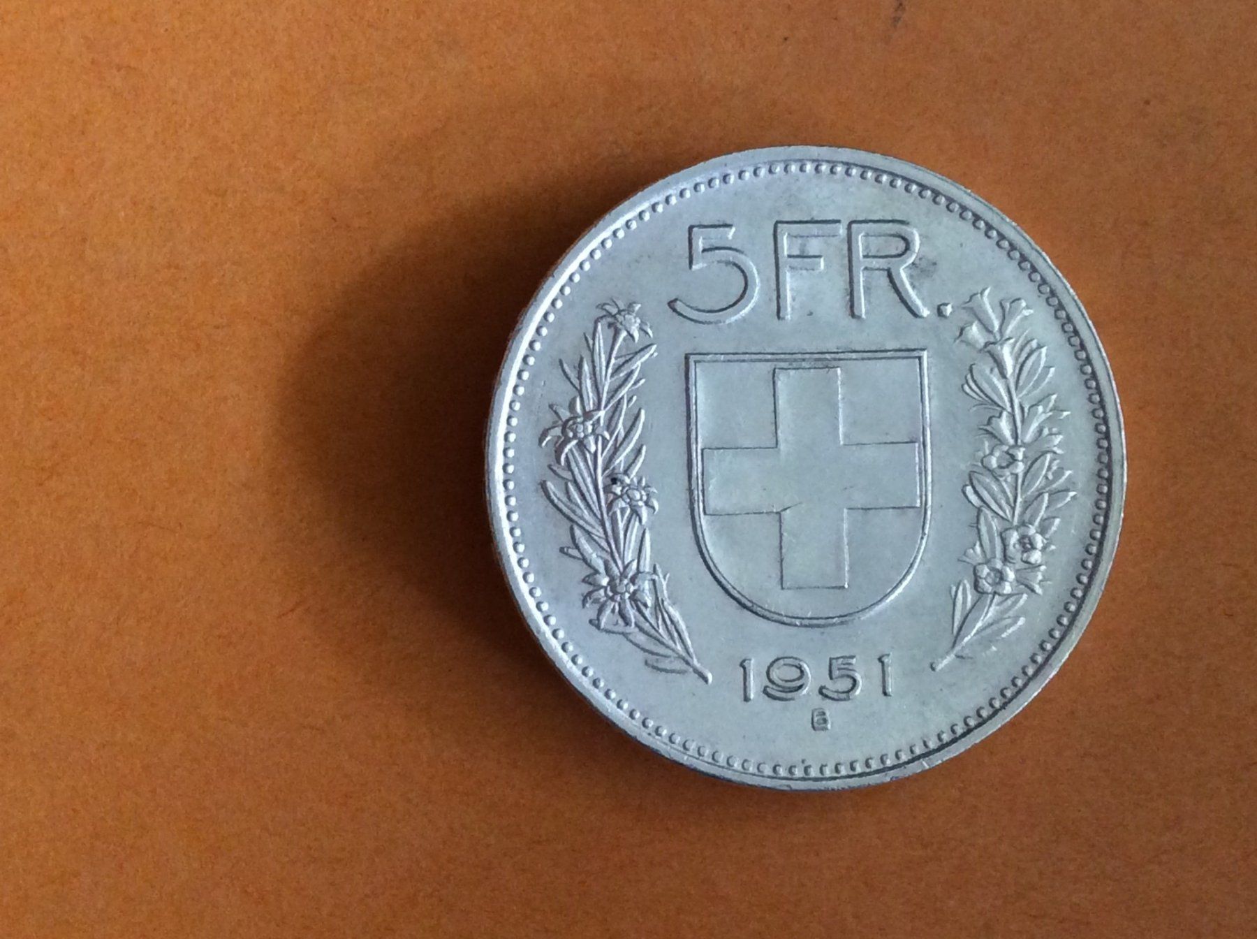 Tutti le monete: 5 francs  1951  Belle – Usato da Genève venduto da pie_fh2d