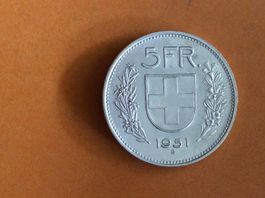 5 francs  1951  Belle