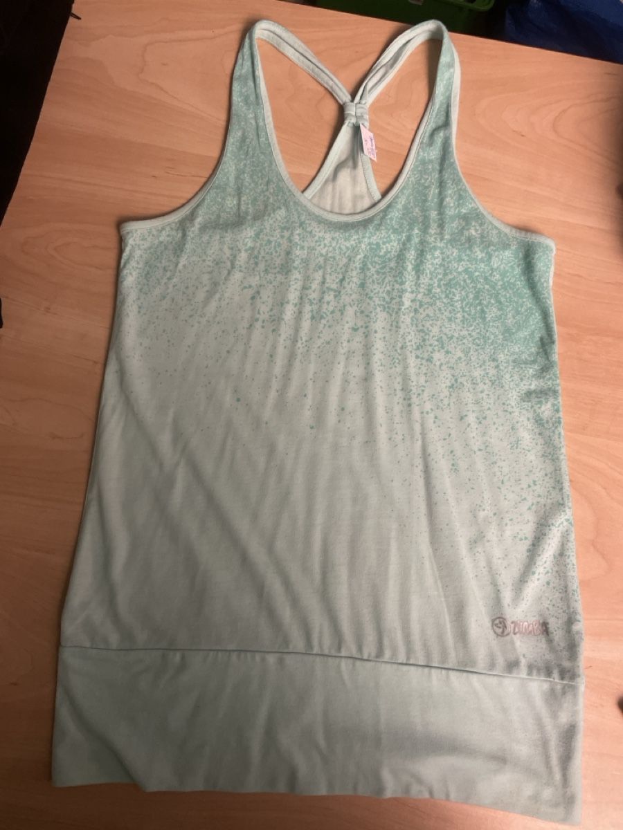Top: Zumba Tanktop Damen hellgrün Grösse S  – Nuovo (secondo la descrizione) da Obergerlafingen venduto da cabo4