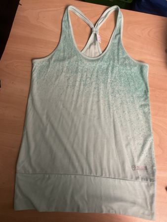 Zumba Tanktop Damen hellgrün Grösse S 