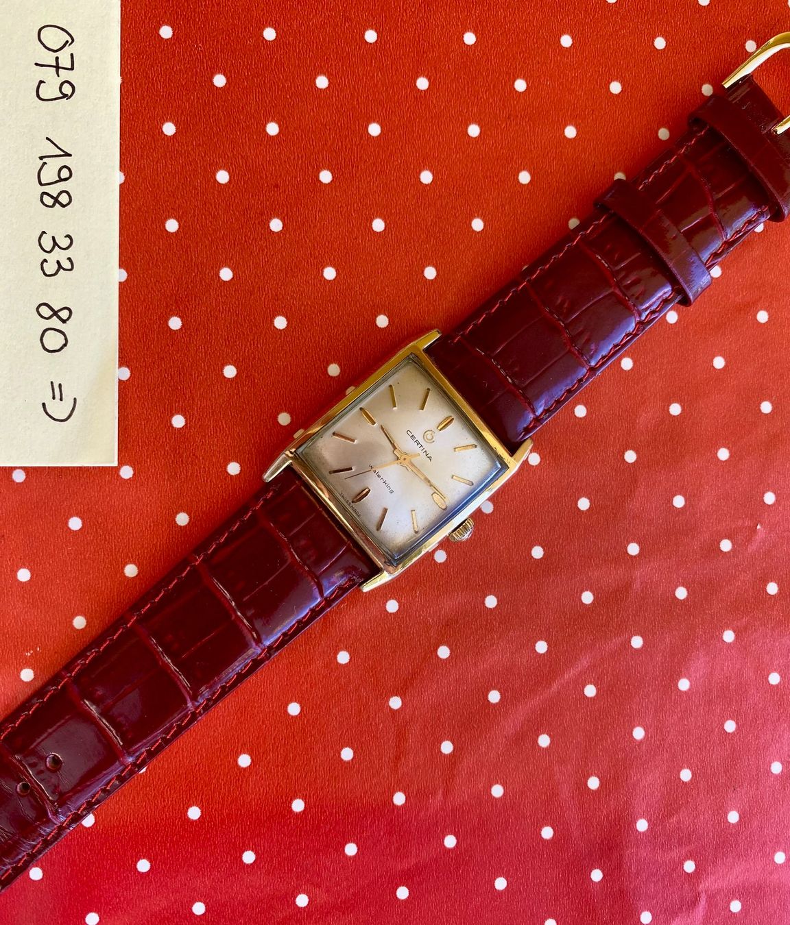 Certina Uhren: Certina Waterking Rectangular – Gebraucht aus St. Gallen von Montiswiss 7